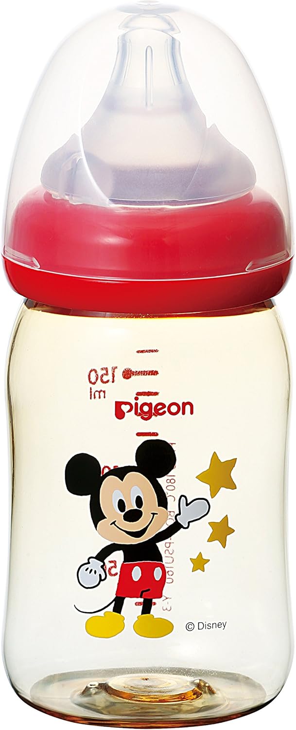 pigeon 贝亲 婴儿自然实感奶瓶 塑料制 米奇 160ml
